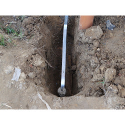 Uziom ocynkowany ogniowo Fi 16mm/1,5m (Przedłużka)