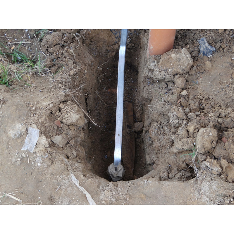 Uziom ocynkowany ogniowo Fi 16mm/1,5m (Przedłużka)