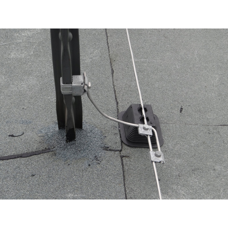 Uchwyt do konstrukcji pod drut odgromowy J.P.