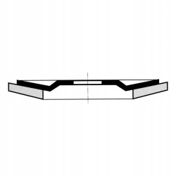 LISTKOWA TARCZA SZLIFIERSKA DO STALI SZLACHETNEJ