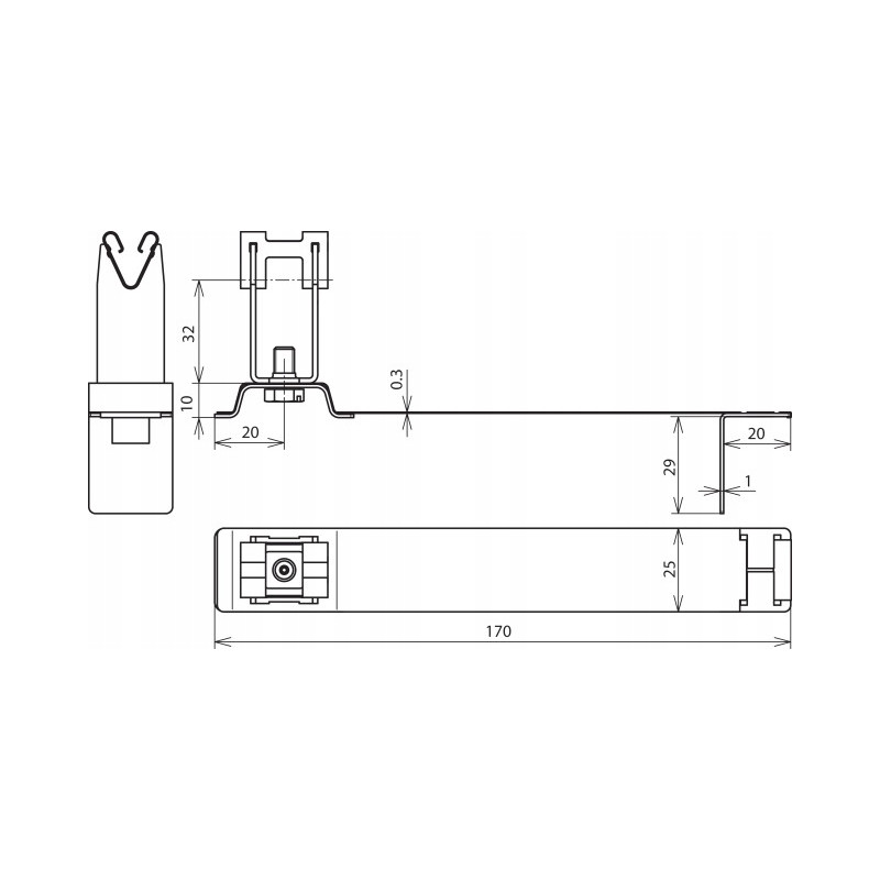 Uchwyt dachówkowy FLEXIgrip V2A DEHN