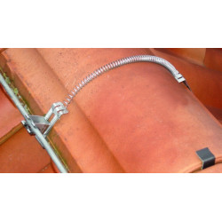 Uchwyt gąsiorowy z sprężyną naciągową V2A 20mm