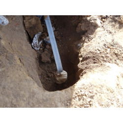 Uziom ocynkowany ogniowo Fi 20mm/1,5 m (Przedłużka)