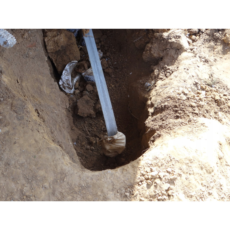 Uziom ocynkowany ogniowo Fi 20mm/1,5 m (Przedłużka)