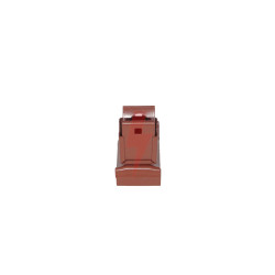 Uchwyt klipsowy dachowy Nierdzewny Ceglany RAL8004