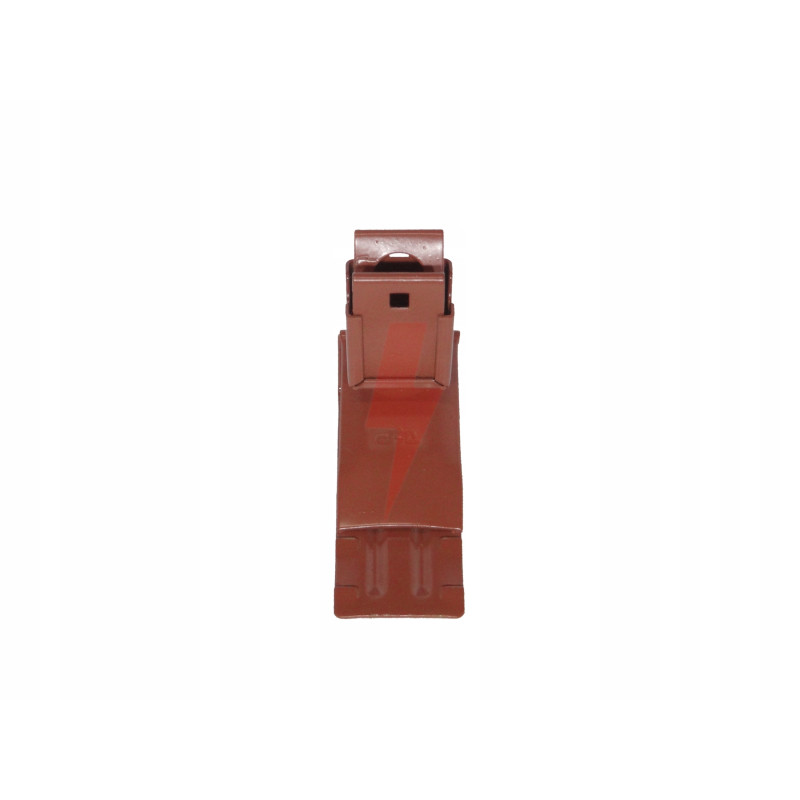 Uchwyt klipsowy dachowy Nierdzewny Ceglany RAL8004