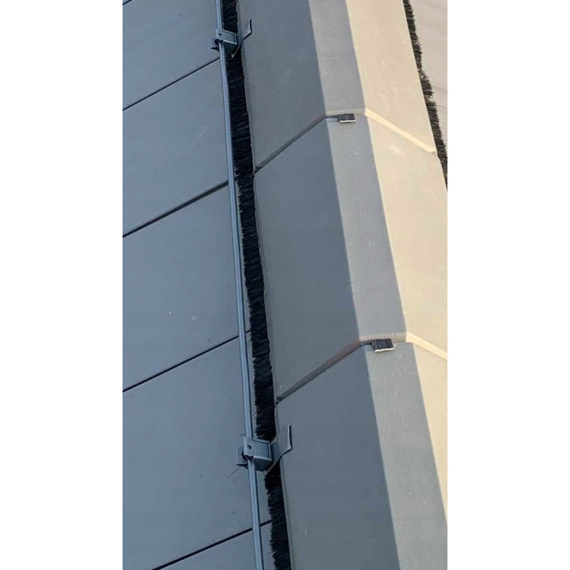 Uchwyt klipsowy dachowy Nierdzewny Grafit RAL 7016