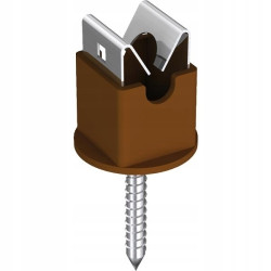 Wspornik zabudowany z wkręt. V2A J.Propster brąz