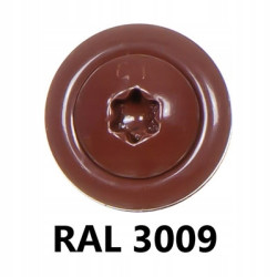 Wkręt farmerski TORX 4,8x35mm RAL3009 250 szt