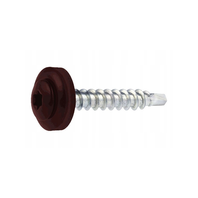 Wkręt farmerski TORX 4,8x35mm RAL8017 250 szt