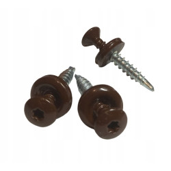 Wkręt farmerski TORX 4,8x35mm RAL8017 250 szt