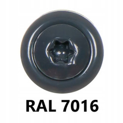 Wkręt farmerski TORX 4,8x35mm RAL7016 250 szt