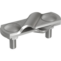 Złącze krzyżowo-przekątne Stal ocynk ogniowo dwuczęściowe ø 8-10 mm