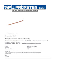 Opaska miedziana na rurę spustową fi 120mm