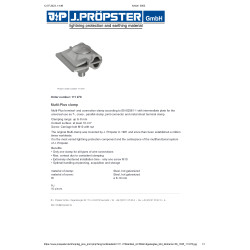 Złącze krzyżowe MULTI PLUS 8mm stal ocynkowana M10