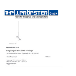 Iglica gąsiorowa 1050mm