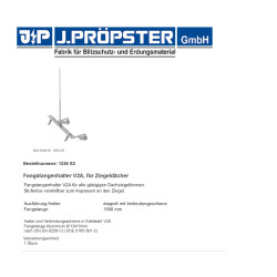 Iglica Alu/V2A 1500mm
