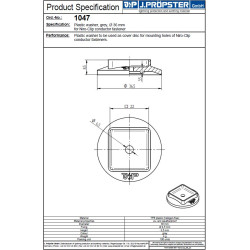 Podkładka pod przewód Niro-Clip