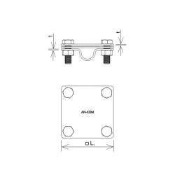3 Płytki do połączenia uziomu z przewodem