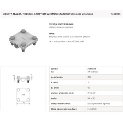 Złącze do połączenia uziomu z przewodem