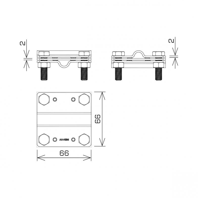 Złącze Drut-Drut AN-KOM