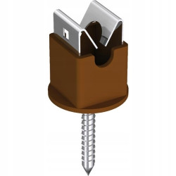 Wspornik zabudowany z wkręt. brązowy J.Pröpster