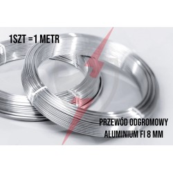 Drut aluminiowy fi 8mm