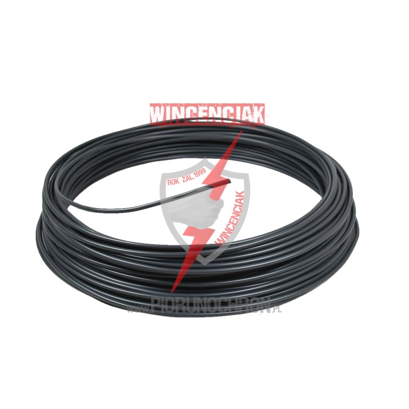 Przewód odgromowy fi 8mm (AlMgSI) Lakierowany RAL7016 (Antracyt)