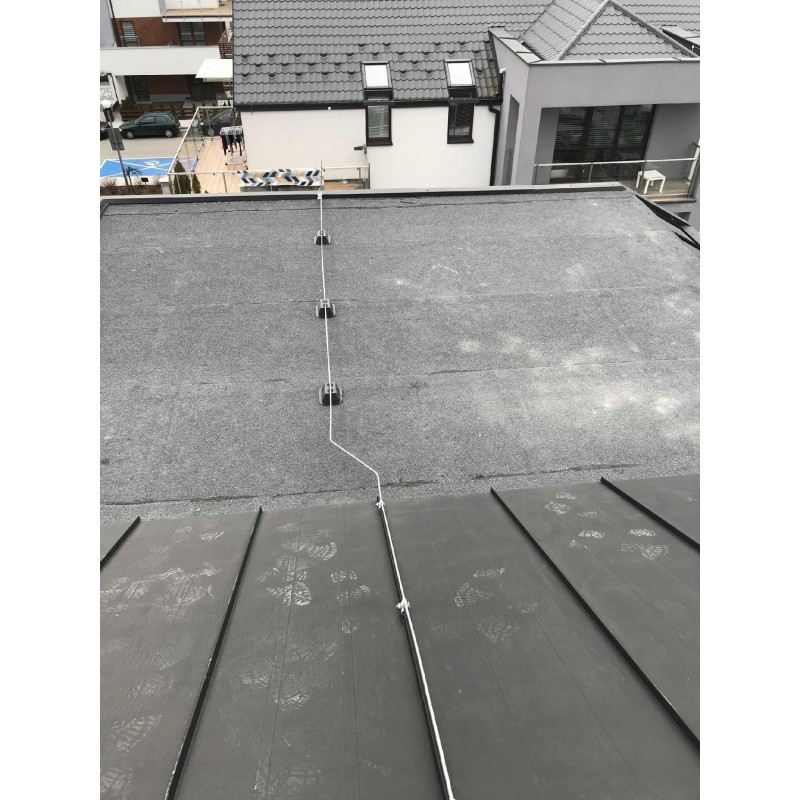 Widok boczny wspornika betonowego OG 1 – wysoka stabilność dzięki masie własnej 1 kg